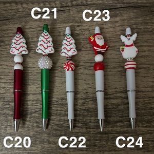 Beaded Christmas Pens